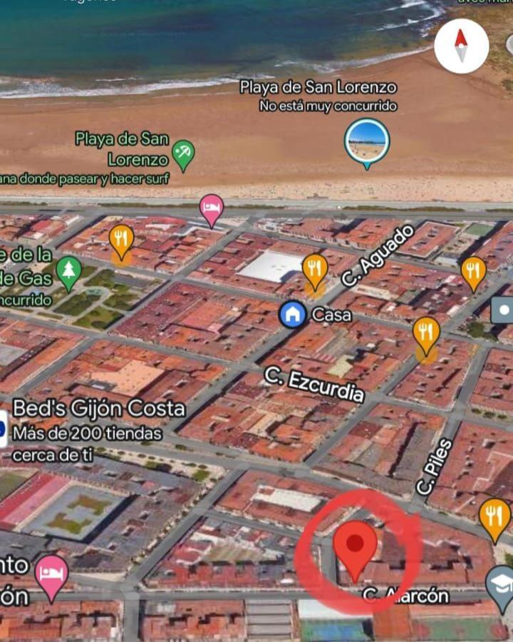 Апартаменты Atico Terraza Playa Futbol Y Congresos Vut4708As Хихон Экстерьер фото
